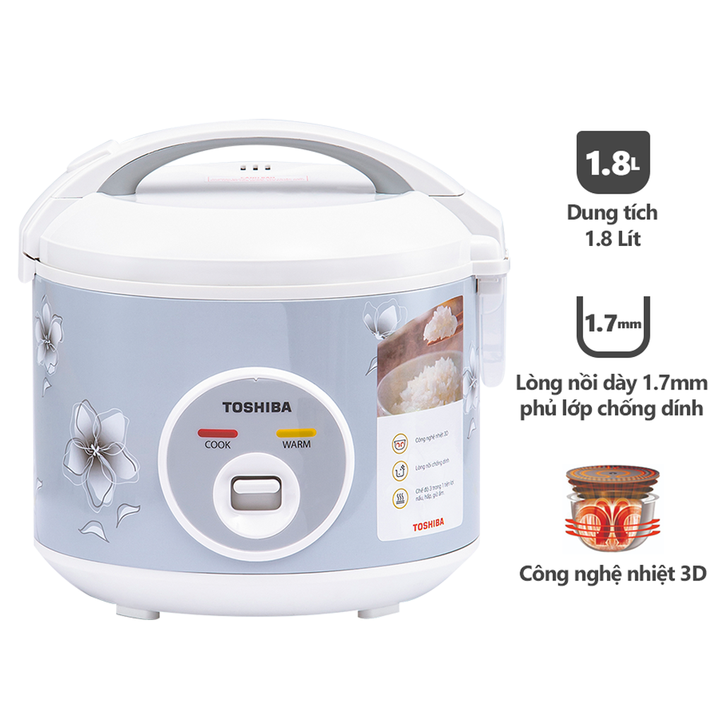 Nồi Cơm Điện RC-18JFM(H)VN 1.8 Lít — ảnh 2