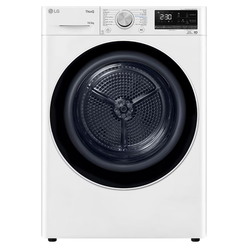 Máy sấy bơm nhiệt LG DUAL Inverter 10.5 kg DVHP50W — ảnh 2