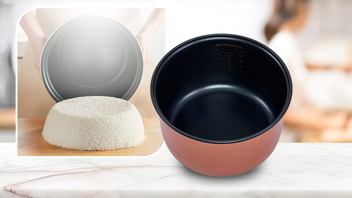 Sunhouse SHD8603 có lòng nồi bằng hợp kim nhôm phủ chống dính Whitford