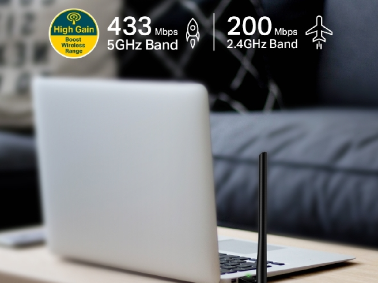 USB Wifi TP-Link T2U Plus AC600 băng tầng kép — ảnh 4
