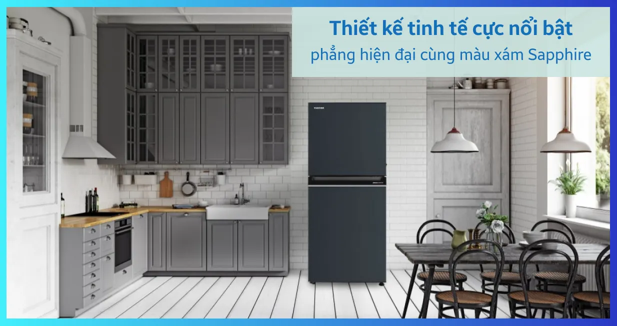 Tủ lạnh Toshiba 180 lít 2023 (GR-RT234WE-PMV(52)) — ảnh 3