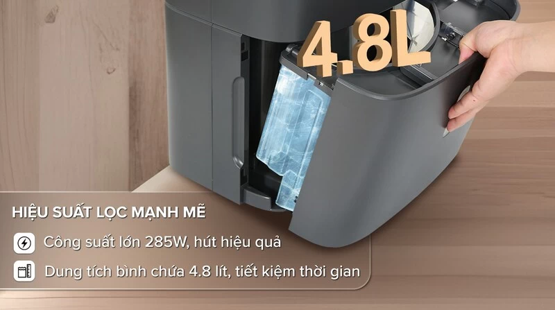 Vận hành động cơ êm ái.