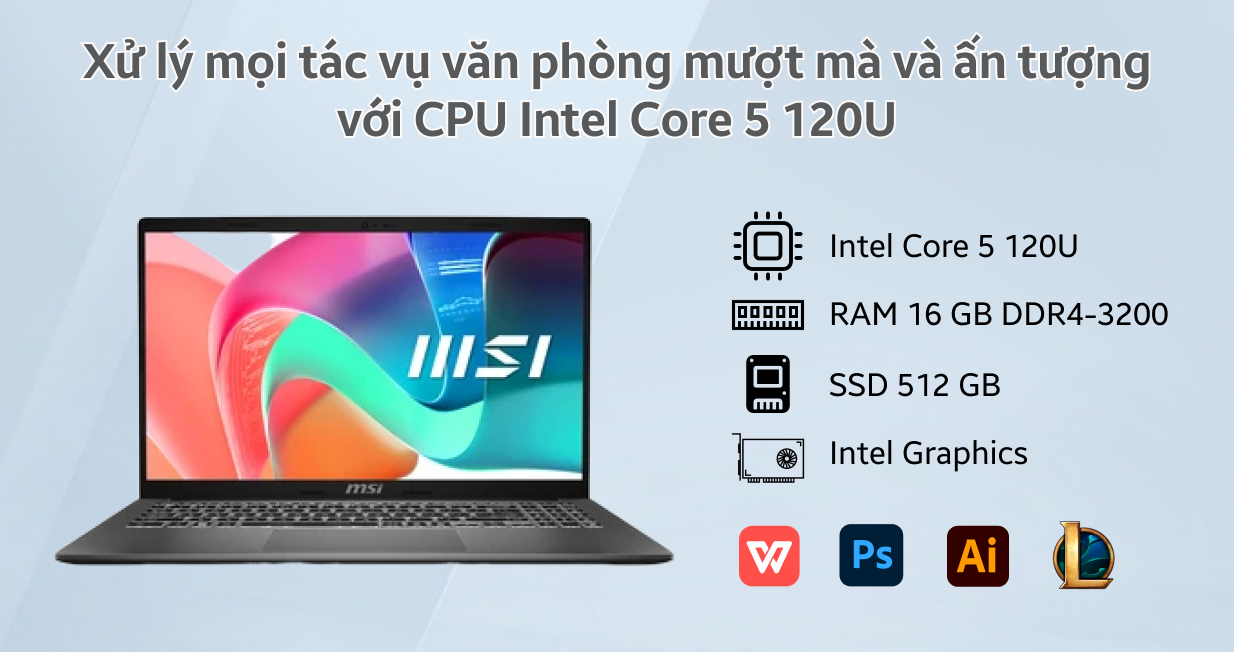 MSI Modern 15 F1MG-1225VN — ảnh 3
