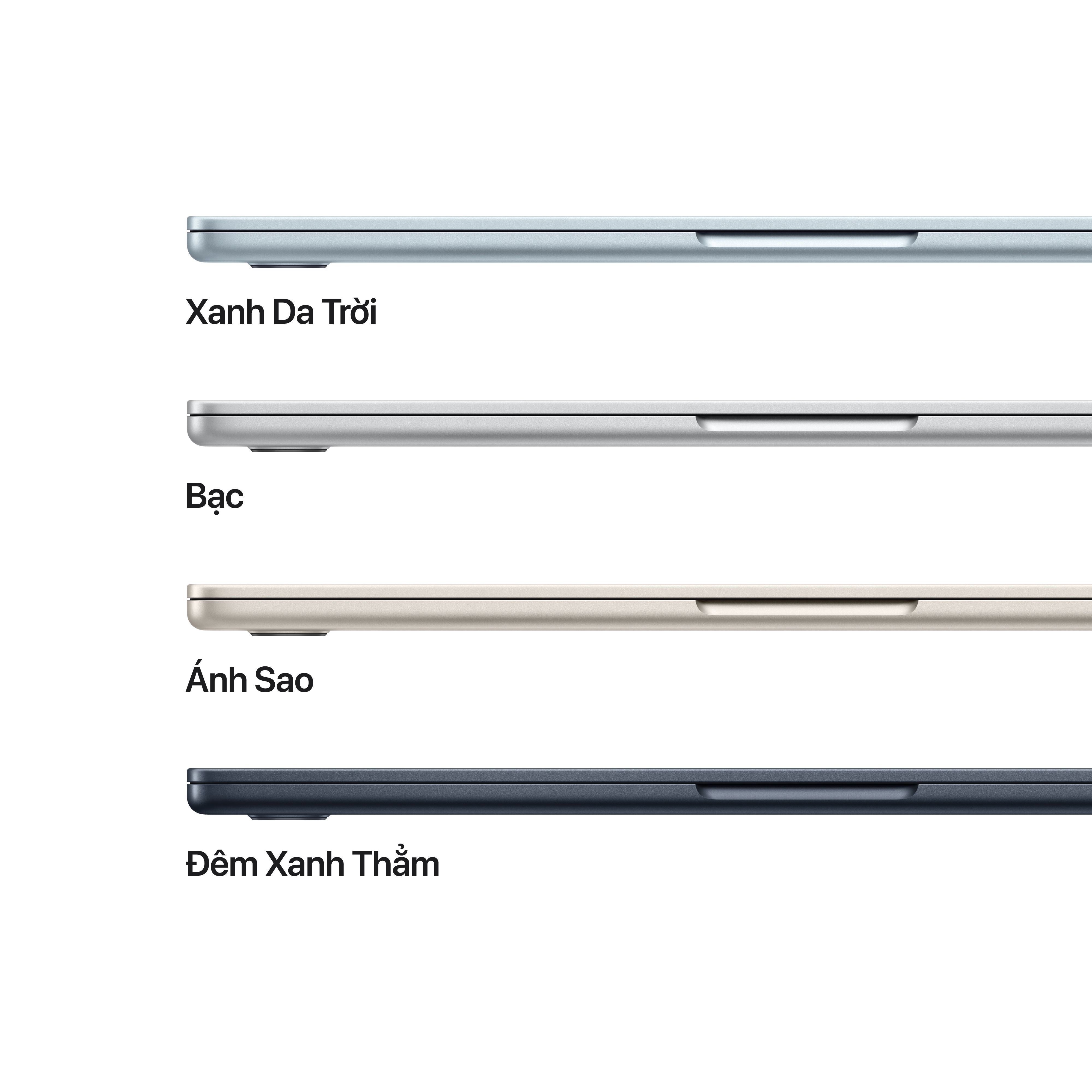MacBook Air M5 13 inch 2026 10CPU 8GPU 16GB 512GB Apple Việt Nam — ảnh 4