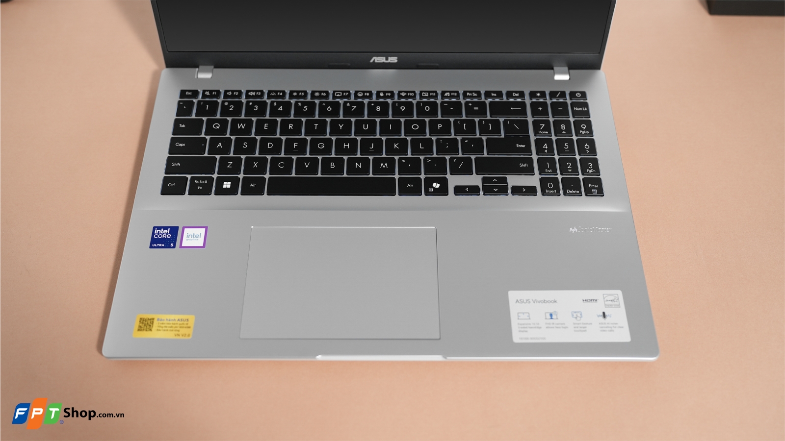 Asus Vivobook X1607CA-MB980W Ultra 5 225H/AI/16GB/512GB/16" WUXGA/Win11 — ảnh 8