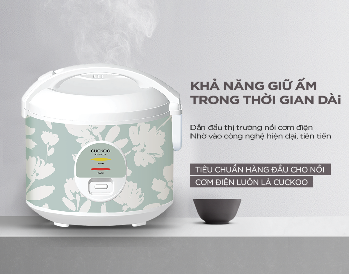 Nồi Cơm Điện CR-1002V/GRWHCRVNCKV 1.8 Lít — ảnh 5