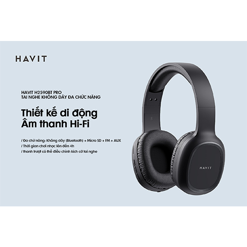 Bluetooth chụp tai Havit H2590BT Pro — ảnh 7