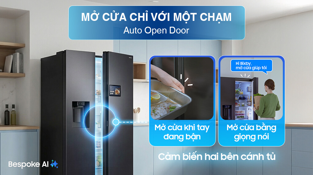 Samsung Inverter 615 lít AI Home RS90F65D2FSV — ảnh 10