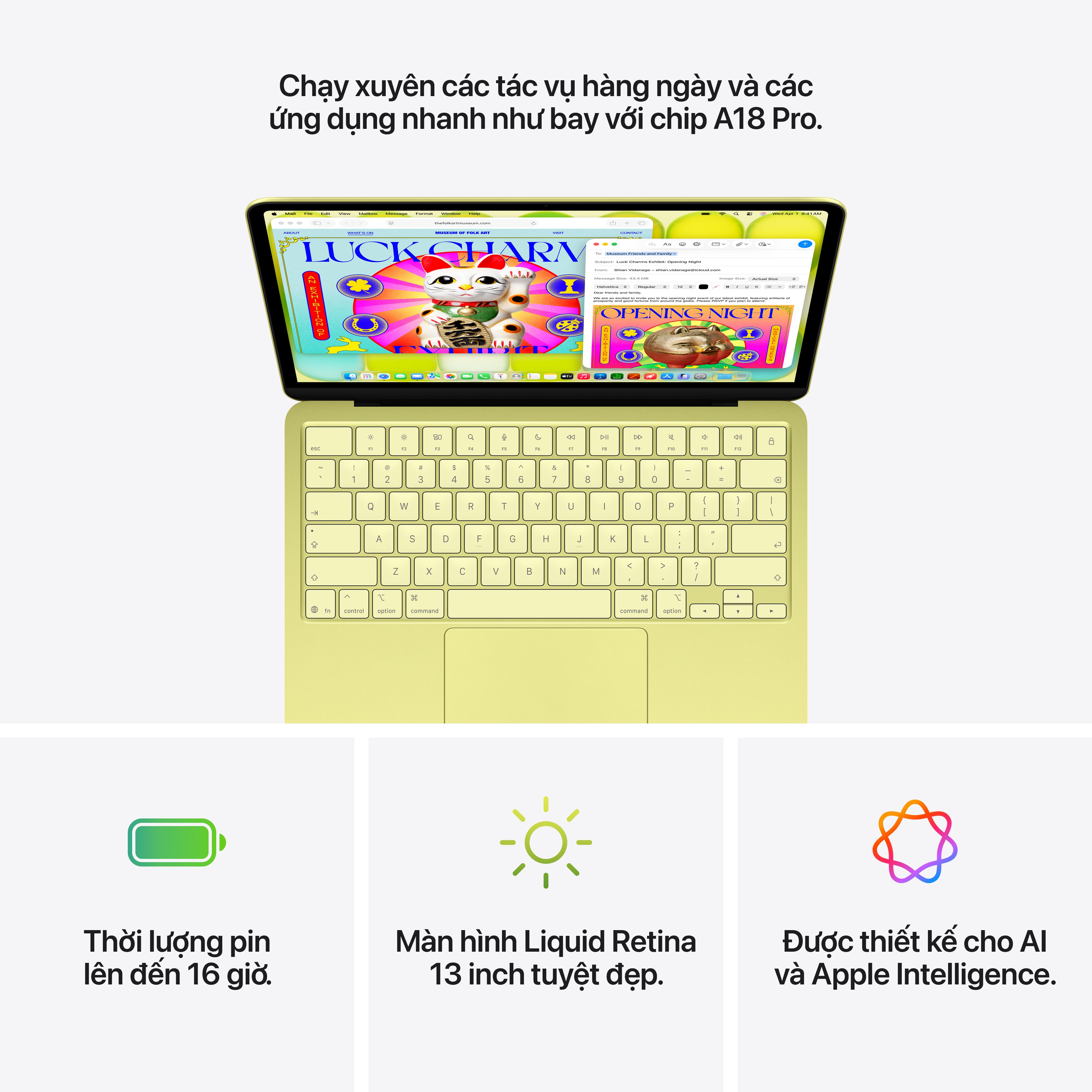 MacBook Neo 13 inch A18 Pro 2026 6CPU 5GPU 8GB 256GB Apple Việt Nam — ảnh 10