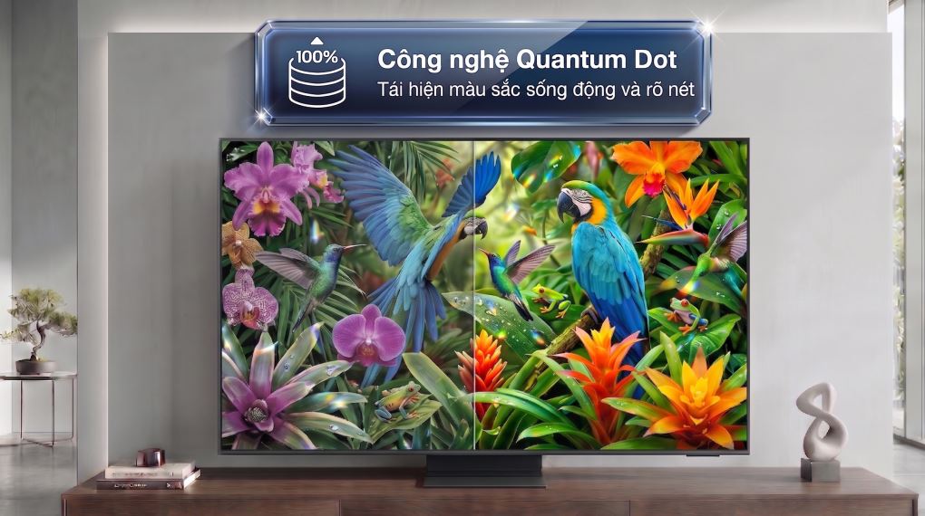 Smart Tivi QLED Samsung AI 4K 55 inch QA55Q8F5 - Công nghệ hình ảnh