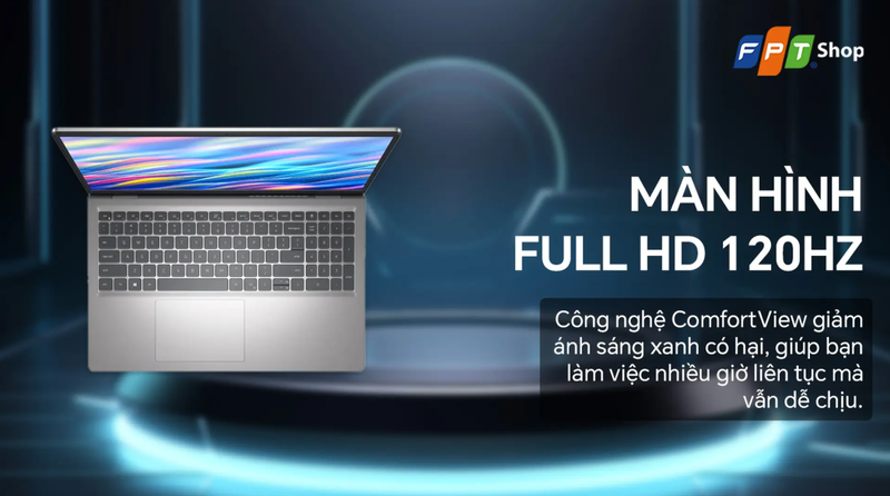 Dell 15 DC15250 i5 - Màn hình 15.6 inch Full HD 120 Hz, mượt mà trong từng thao tác