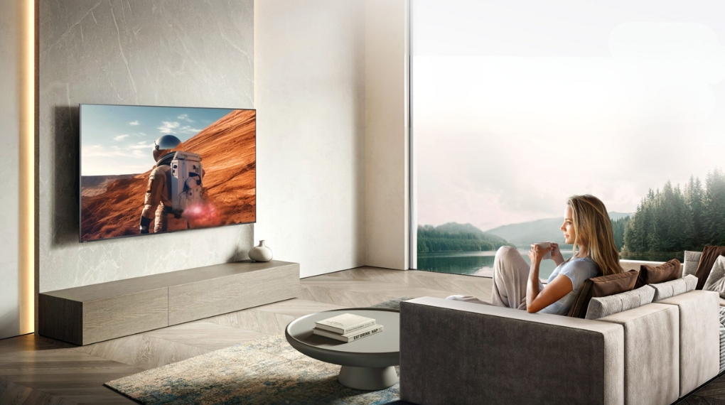 Smart Tivi QLED Toshiba AI 4K 55 inch 55M450RP - Thiết kế