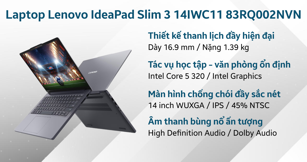 Lenovo IdeaPad Slim 3 14IWC11 83RQ002NVN — ảnh 2