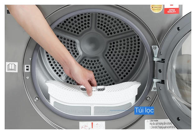 Máy sấy ngưng tụ Toshiba 8 kg TD-K90MEV(SK) — ảnh 7