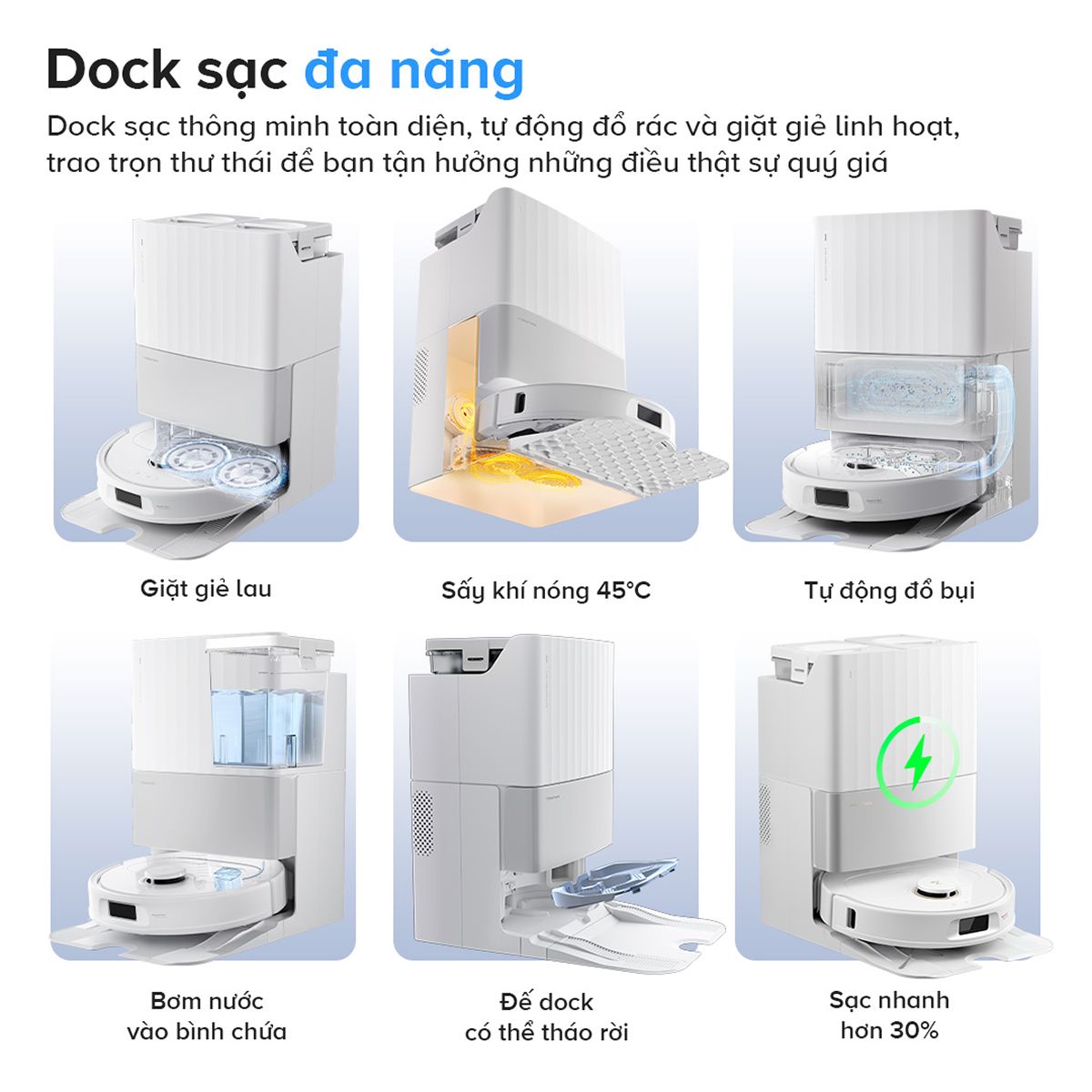 Robot hút bụi lau nhà Roborock Q Revo 5AE — ảnh 10