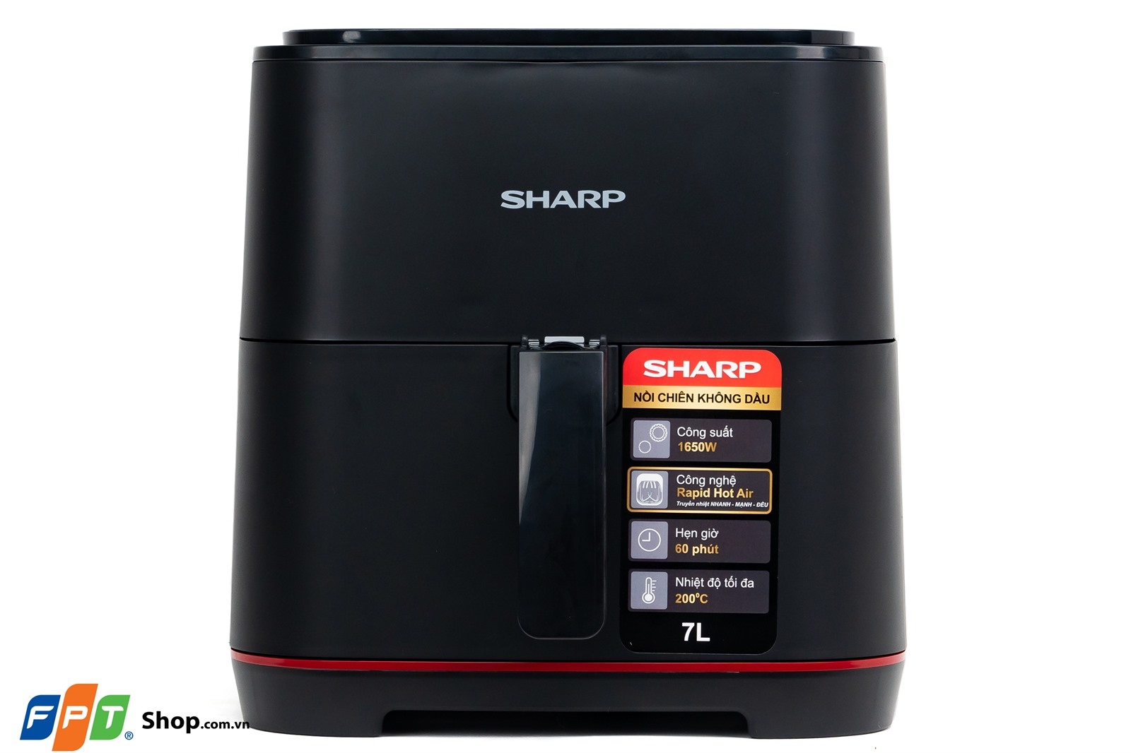 Nồi chiên không dầu Sharp 5.5 lít KF-AF70EV-BK — ảnh 3