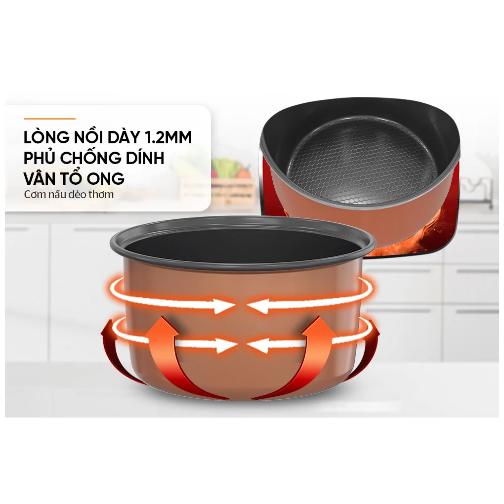 Nồi Cơm Điện SHD8213 1.2 Lít — ảnh 6
