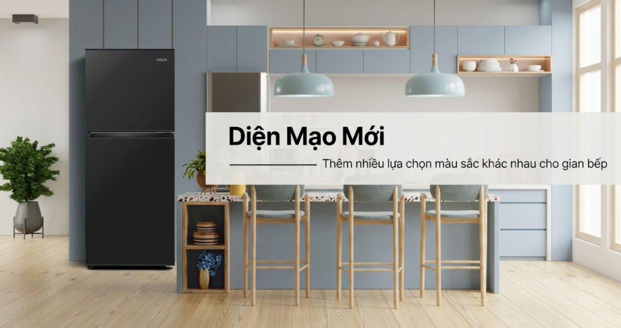 Tủ lạnh AQUA 130 lít 2024 (AQR-T160FA(BS)) — ảnh 3