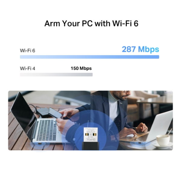 USB Wifi 6 Mercusys AX300 MA14N — ảnh 6