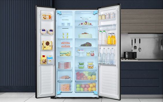 Tủ lạnh Casper Inverter Side by Side 458 lít RS-460PG bảo quản thực phẩm tươi ngon