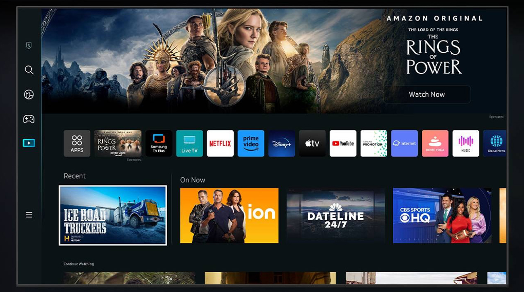 Smart Tivi Samsung 4K 65 inch UA65CU8000 - Hệ điều hành