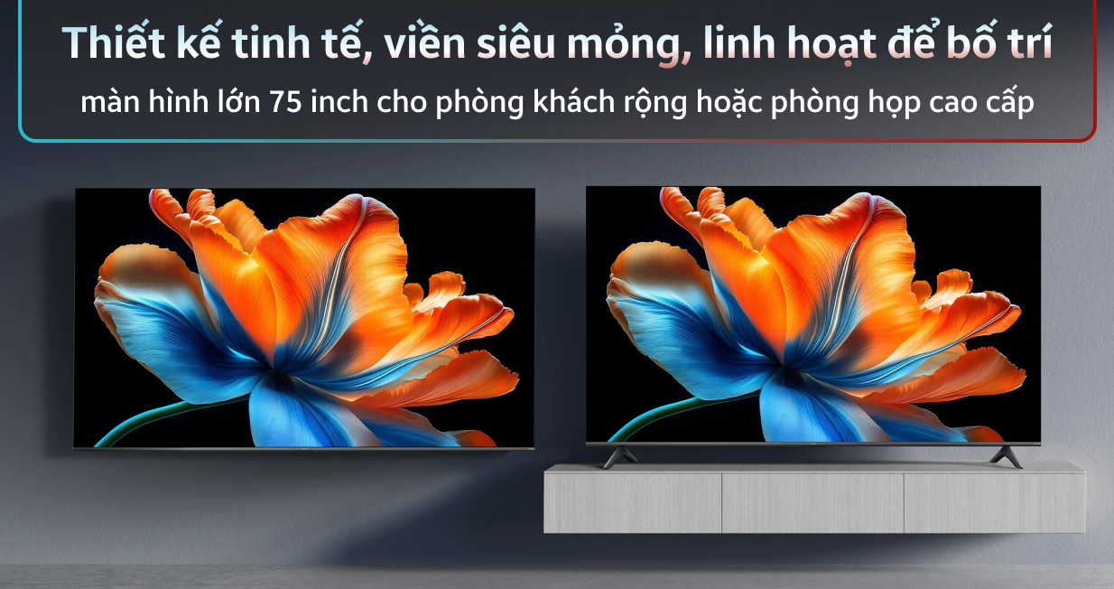 Google Tivi Xiaomi S Mini Led 4K 75 inch 2026 — ảnh 3