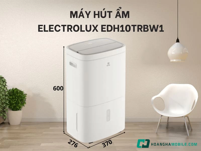 Chế độ hút ẩm kết hợp lọc không khí trên máy hút ẩm Electrolux EDH10TRBW1