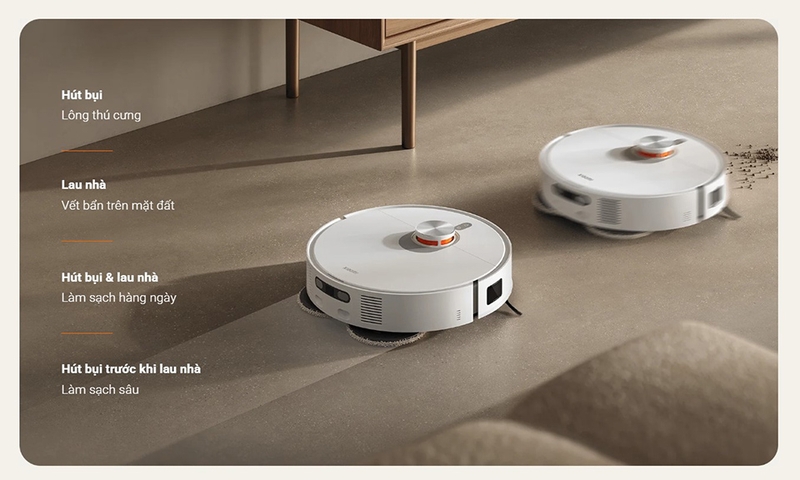 Robot hút bụi lau nhà Xiaomi Vacuum X20 Pro (hình 3)