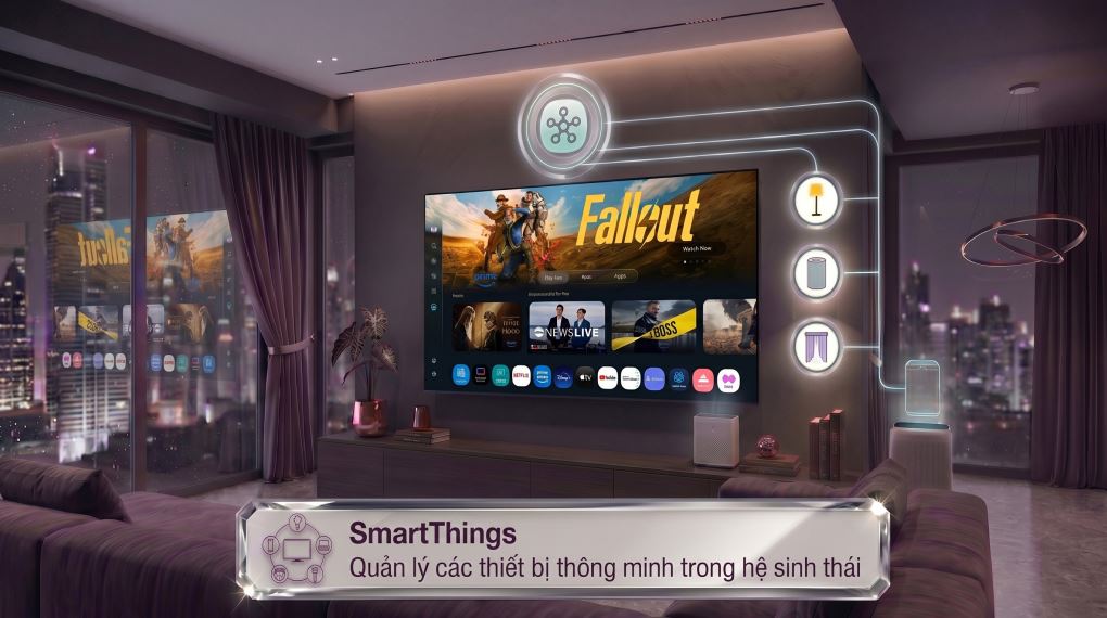 Smart Tivi Crystal UHD Samsung 4K 65 inch UA65U8550F - SmartThings