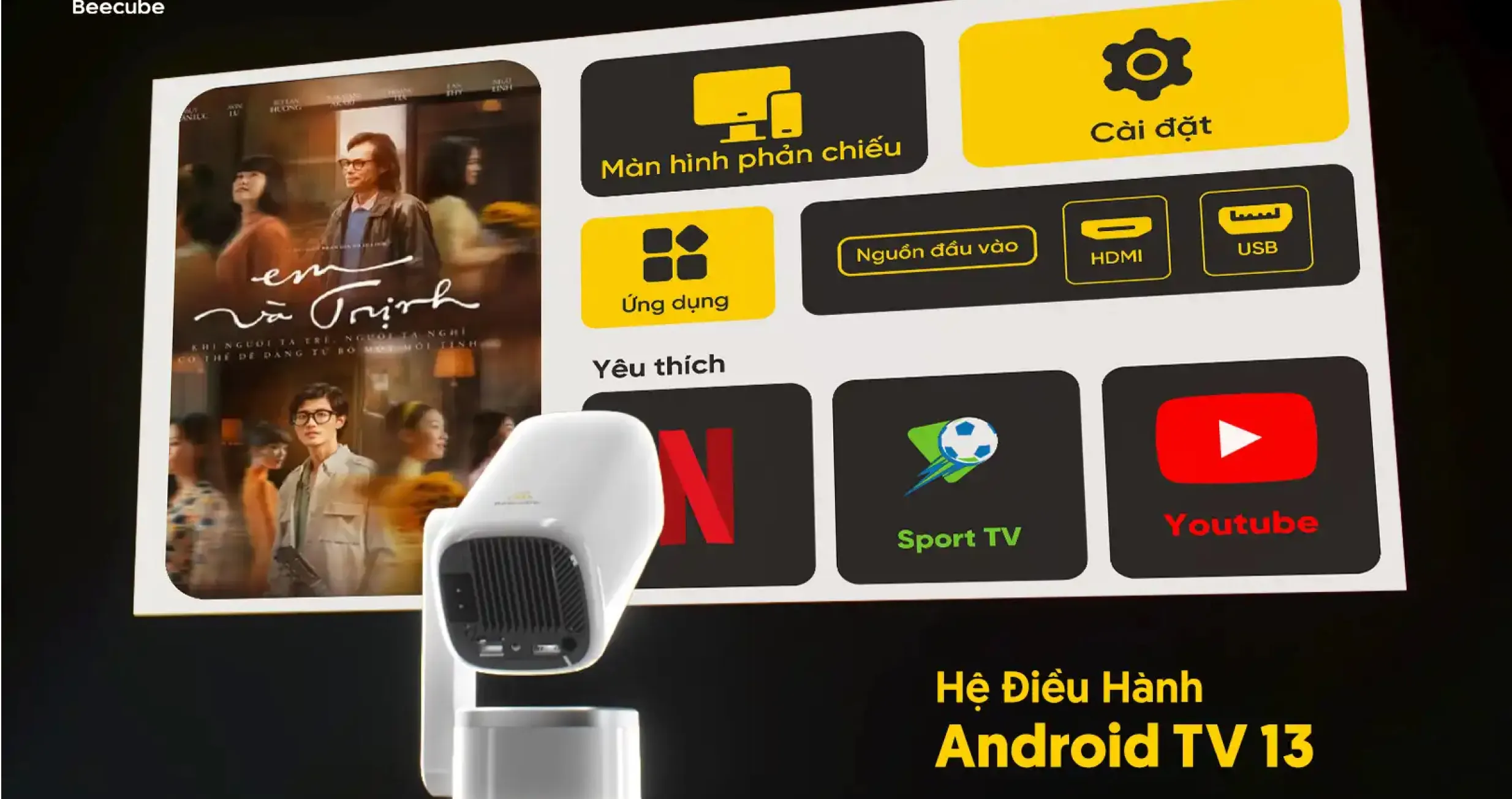 Máy chiếu mini Beecube X1 Gen 3 HD — ảnh 6