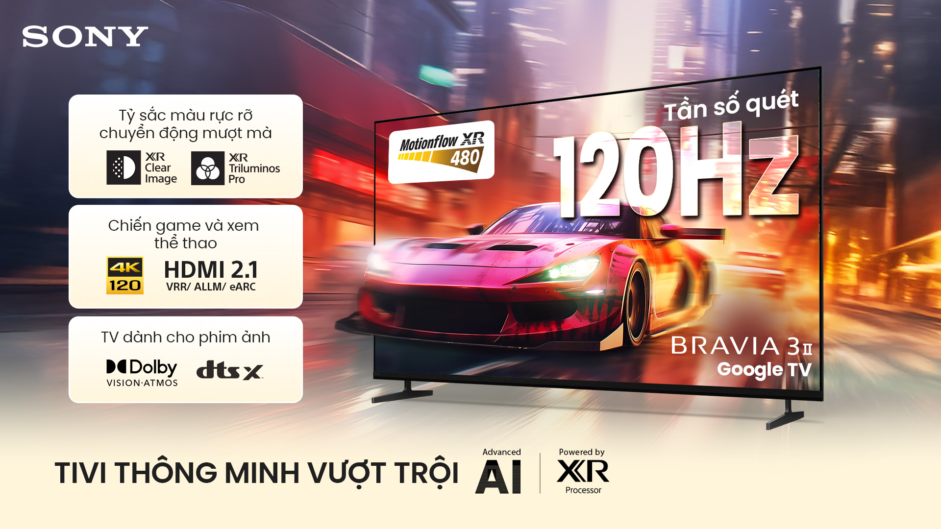 Google TV BRAVIA 3 II K-50XR30M2 — ảnh 2