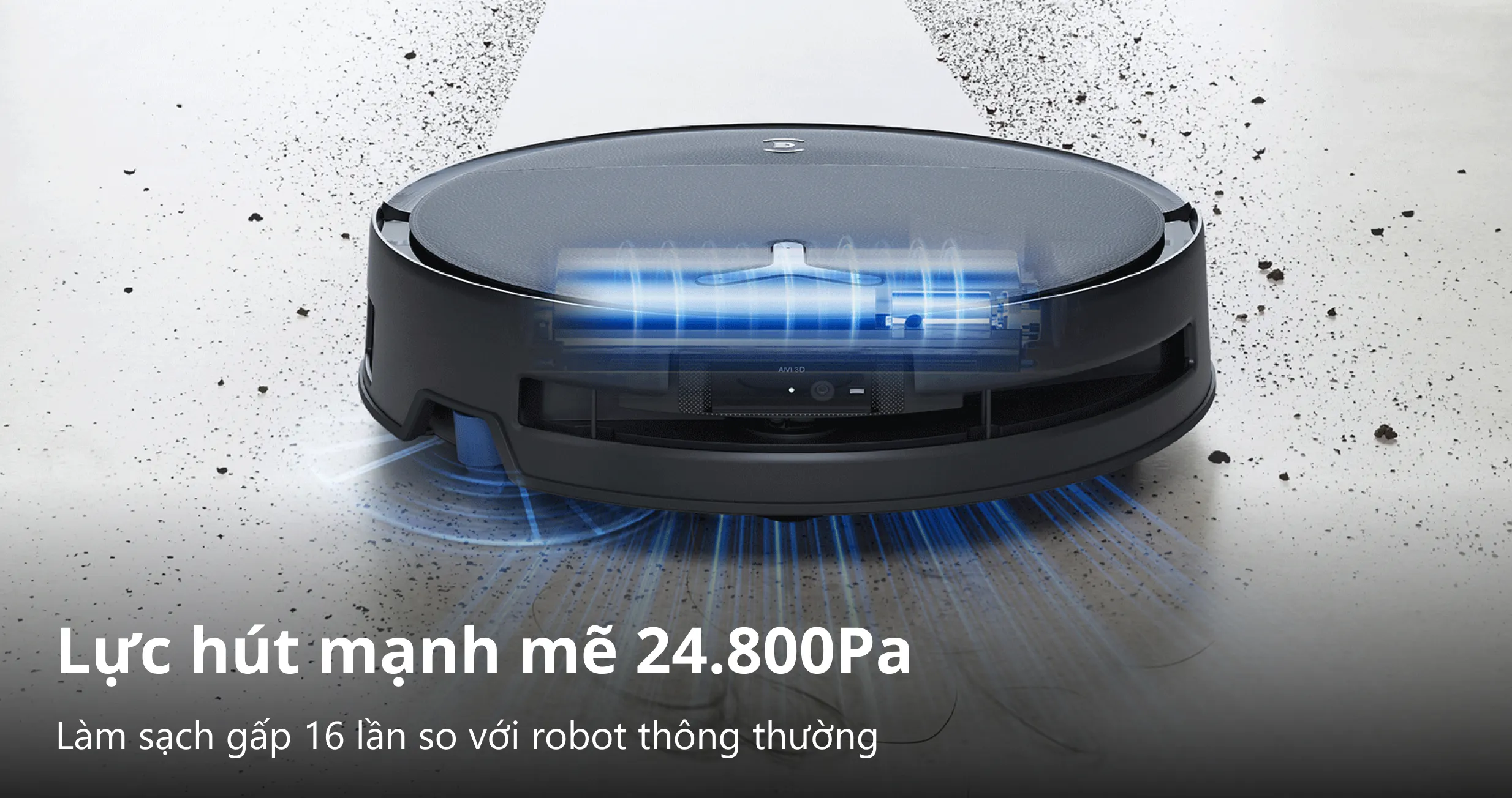 Robot hút bụi thông minh Ecovacs T80S Omni — ảnh 2
