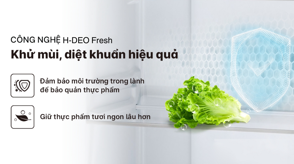 Tủ lạnh Aqua Inverter 569 lít Side by Side AQR-S633XA(WSL) - Công nghệ kháng khuẩn khử mùi