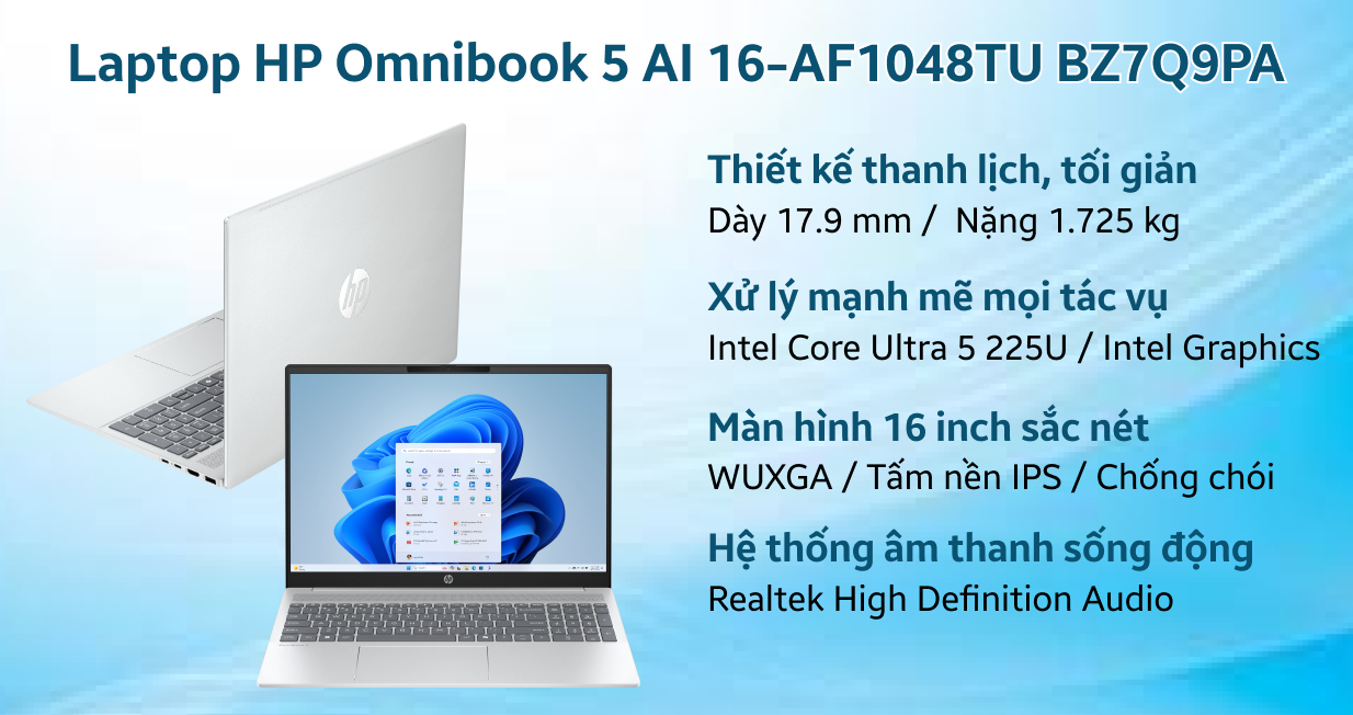 HP Omnibook 5 AI 16-AF1048TU BZ7Q9PA — ảnh 2