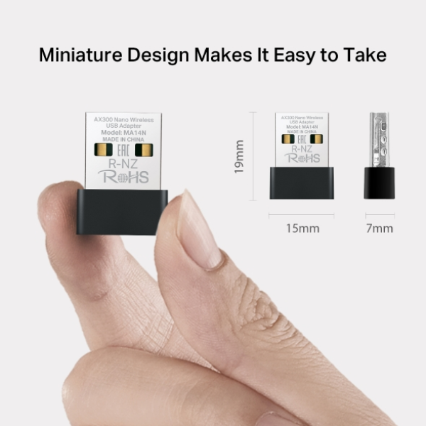 USB Wifi 6 Mercusys AX300 MA14N — ảnh 8