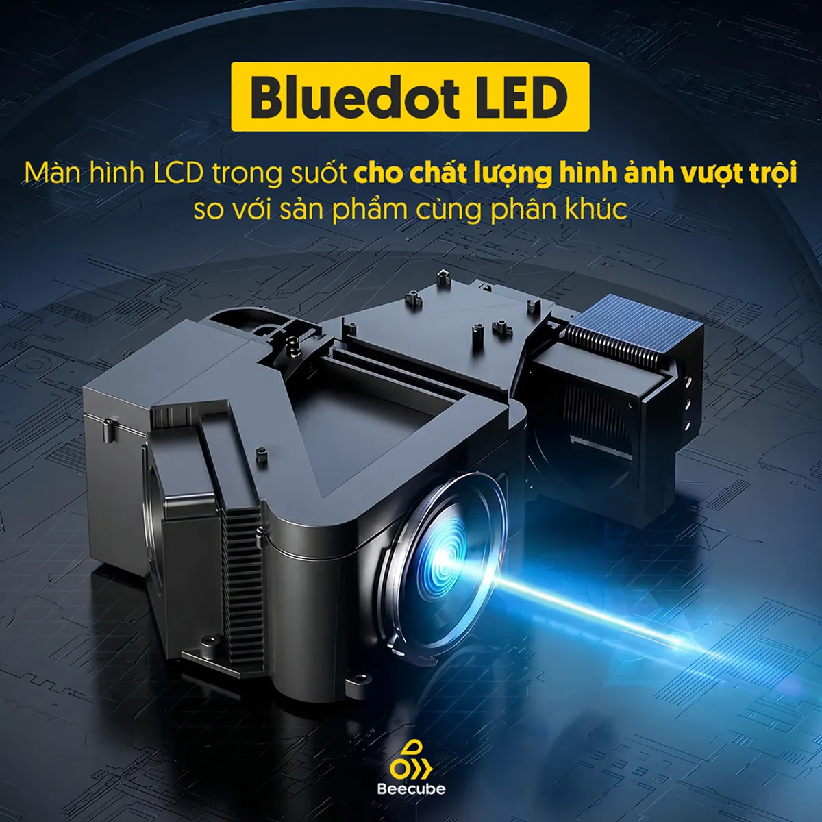 Máy chiếu mini Beecube X2 Neo Netflix Full HD — ảnh 6