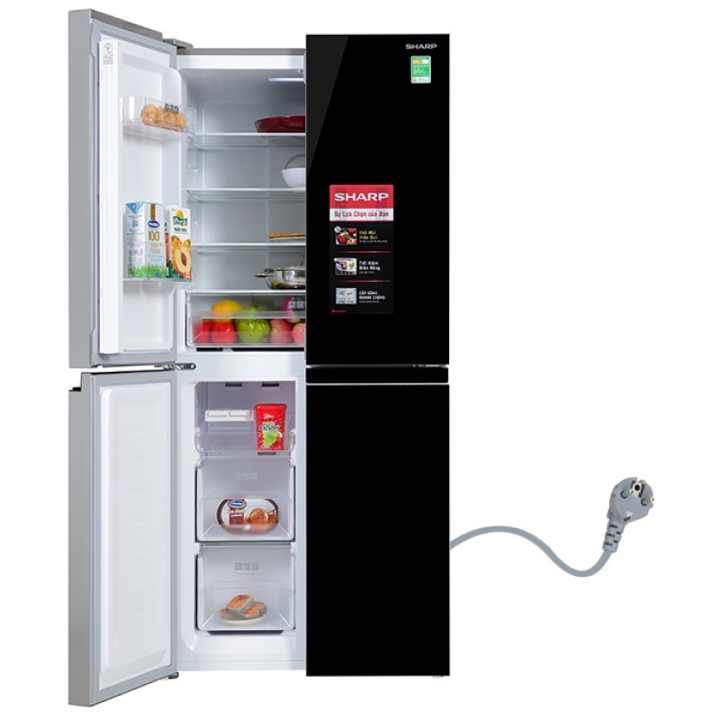 Tủ lạnh Multi Door Sharp Inverter 362 lít SJ-FX420VG-BK — ảnh 5