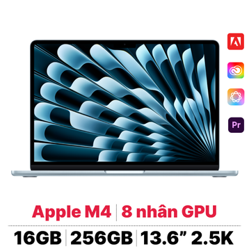 MacBook Air M4 13 inch 2025 10CPU 8GPU 16GB 256GB Apple Việt Nam