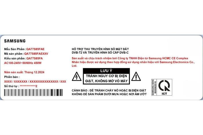Samsung Smart TV OLED QA77S85F — ảnh 6