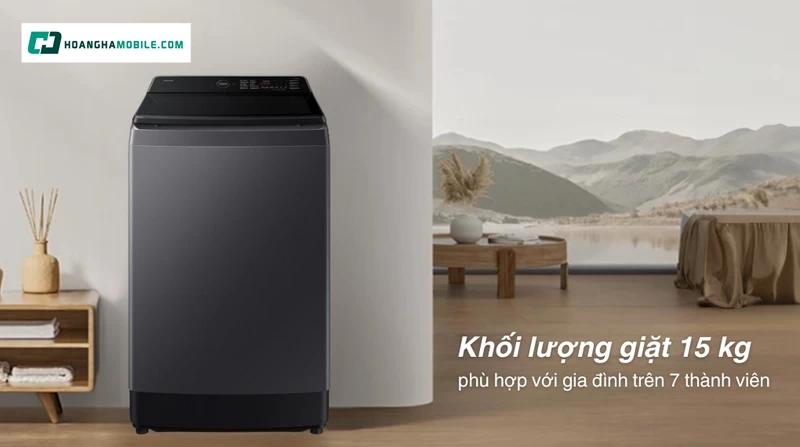 Khối lượng giặt 15kg