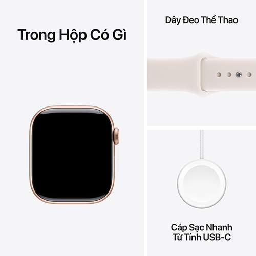 Apple Watch Series 11 Viền Nhôm GPS 42mm Dây cao su S/M — ảnh 3