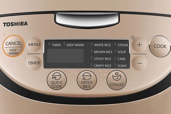 Toshiba RC-18DR3PV với bảng điều khiển nút nhấn 11
