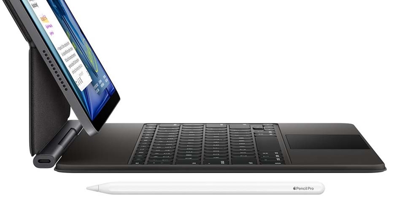 iPad Air M4 Sáng tạo với Apple Pencil Pro và Magic Keyboard