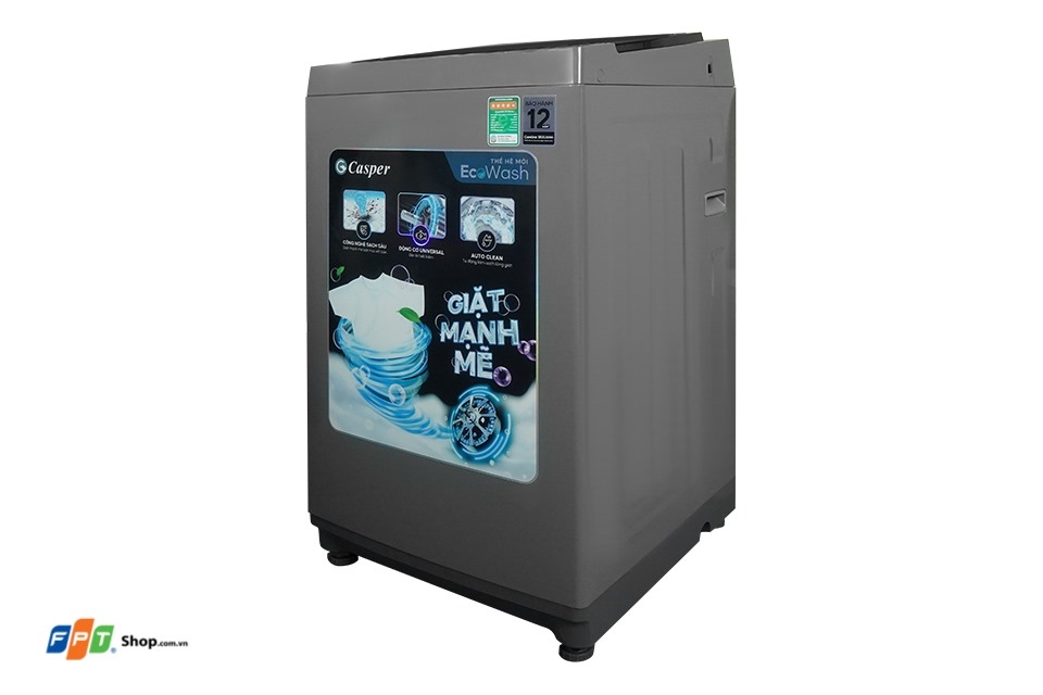 Máy giặt cửa trên Casper EcoWash 8.5 kg WT-85NG1 — ảnh 3