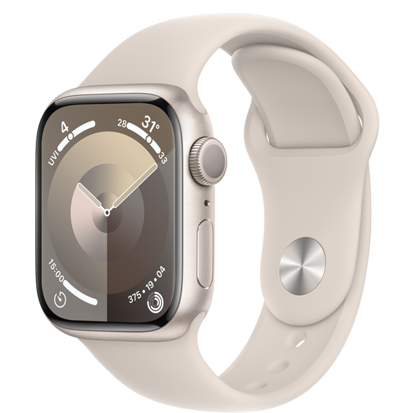 Apple Watch Series 9 45mm (GPS) Viền nhôm Dây cao su size M/L — ảnh 3