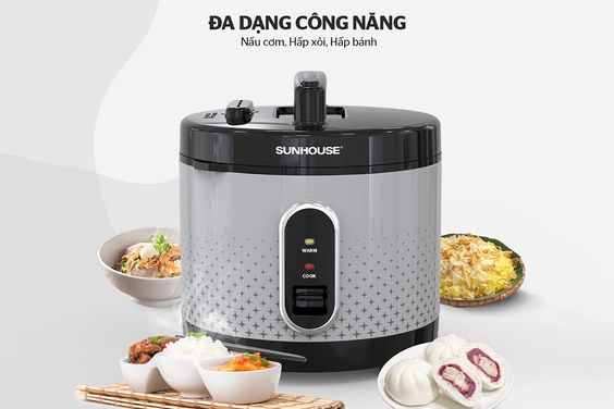 Nồi cơm điện Sunhouse SHD8624 đa năng tiện lợi