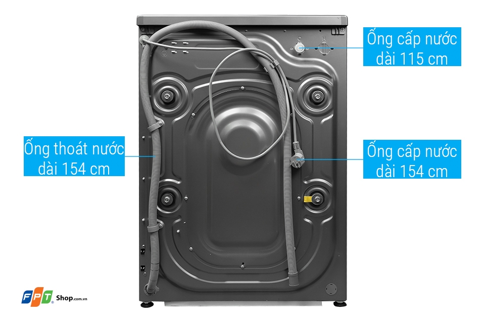 Máy giặt cửa trước Casper EcoWash+ Inverter 9.5 kg WF-95VG5 — ảnh 9