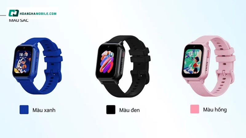 Đồng hồ định vị trẻ em Masstel Hero Air với 3 màu dễ lựa chọn.