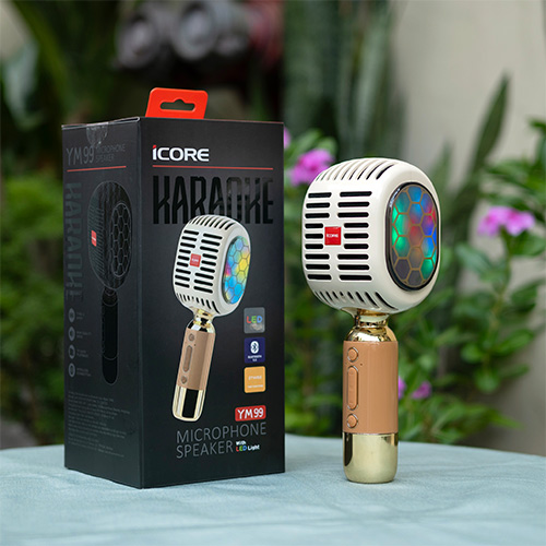 Micro hát kèm loa iCore YM99 — ảnh 5