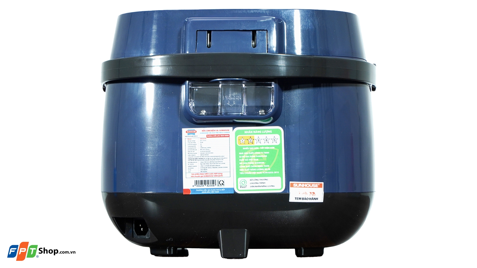 Nồi cơm điện Sunhouse 1.8 lít SHD8611N — ảnh 5
